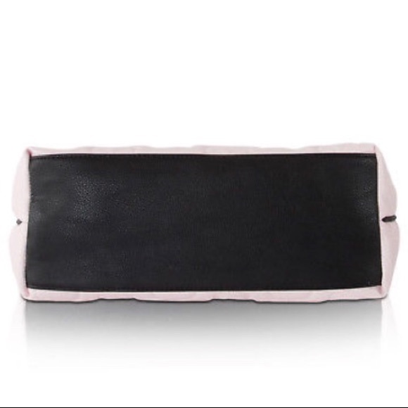 Betsey Johnson Pink Tote Clutch Charm Skull 3 in 1 - Picture 5 of 8